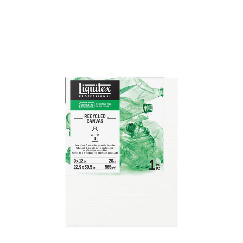 Liquitex Recycled Canvas Deep Edge 9 x 12 Inches Box of 3