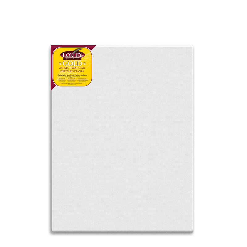 Front facing image of a Loxley Gold Standard Canvas that measures 48 by 36 inches and comes in a box of 2.