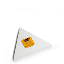 Front image of a Loxley Gold Triangular Chunky Canvas that has 18 inch sides and comes in a Box of 2