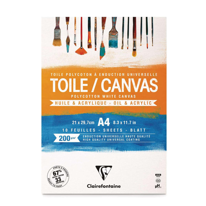 Front facing image of canvas pad