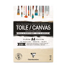 Clairefontaine Sable Natural Canvas Pad 10 Sheets - 210gsm - A4