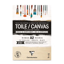 Clairefontaine Sable Natural Canvas Pad 10 Sheets - 210gsm - A2