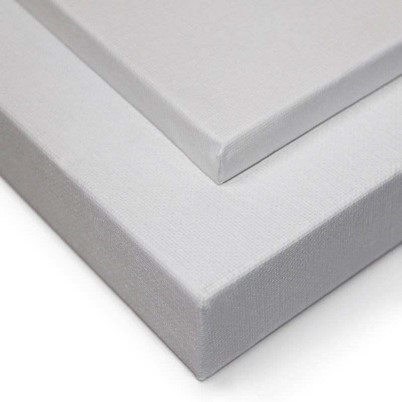 Canvas Store Cotton Canvas Standard Edge 8inch x 8inch Box of 5