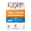 Clairefontaine Cosmos White Canvas Pad 10 Sheets - 200gsm - A3