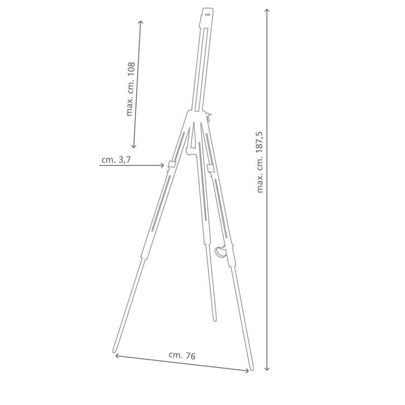 Jullian Small Field Easel in Beechwood With Carrying Bag