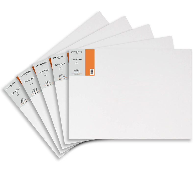 Canvas Store Cotton Canvas Panel A1 Box of 5