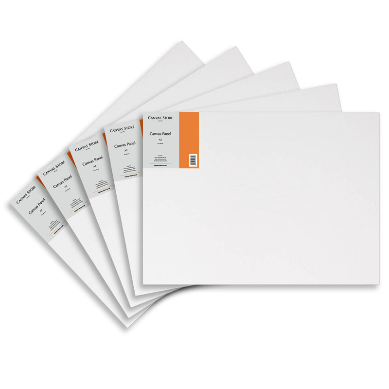 Canvas Store Cotton Canvas Panel A2 Box of 5