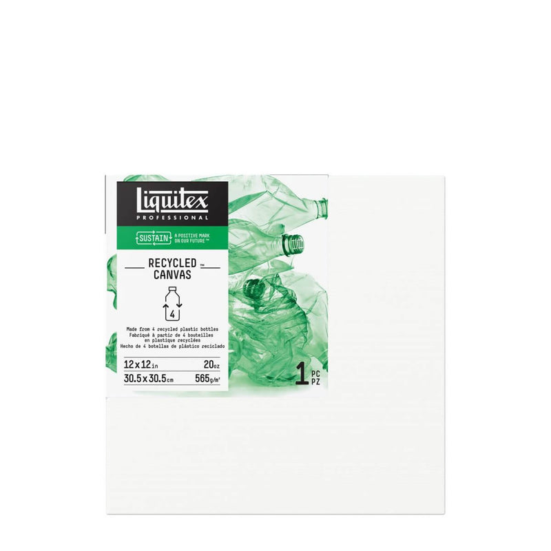 Liquitex Recycled Canvas Deep Edge 12 x 12 Inches Box of 3