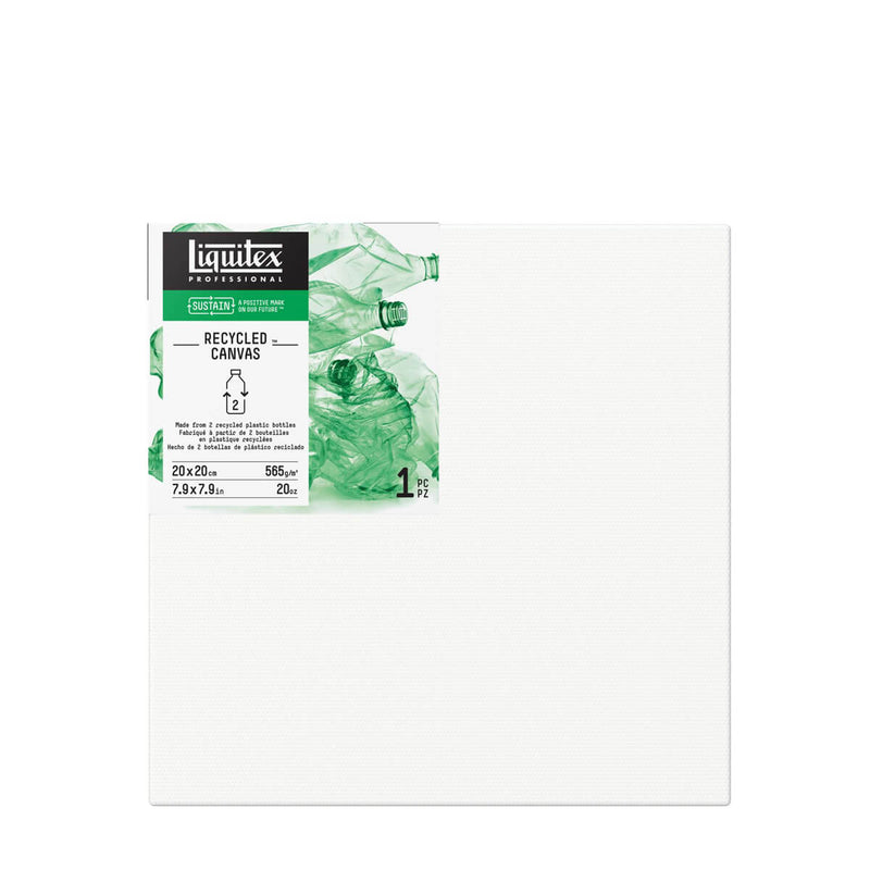 Liquitex Recycled Canvas Deep Edge 20 x 20 cm Box of 3