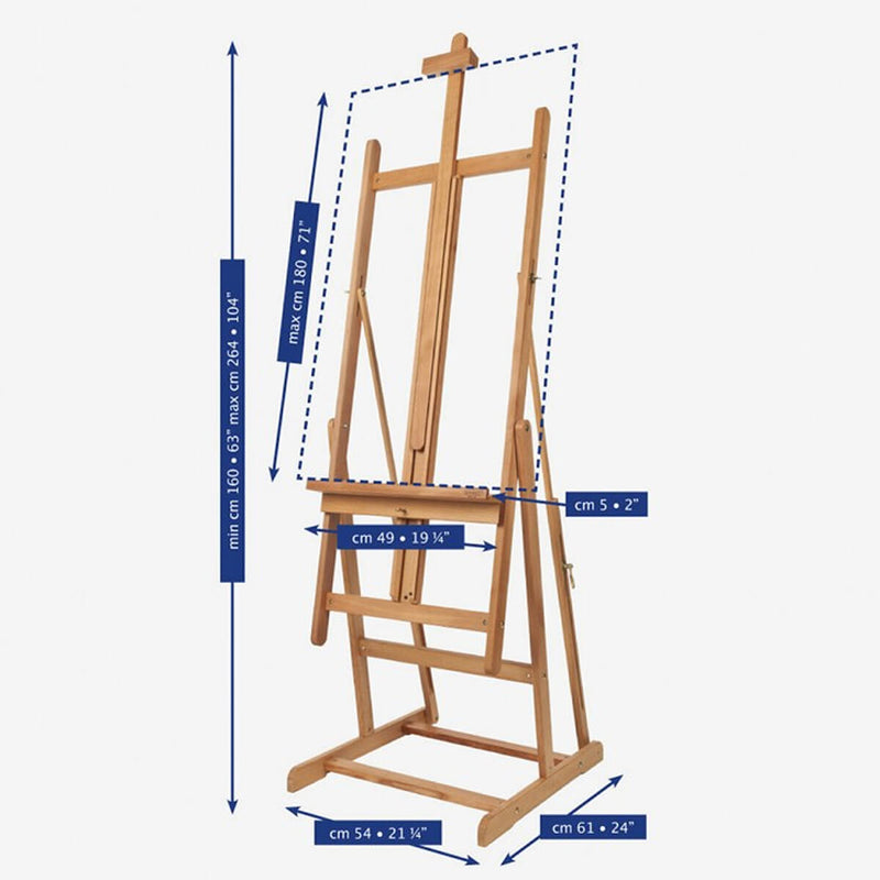 Mabef M07 Beech Wood Studio Easel