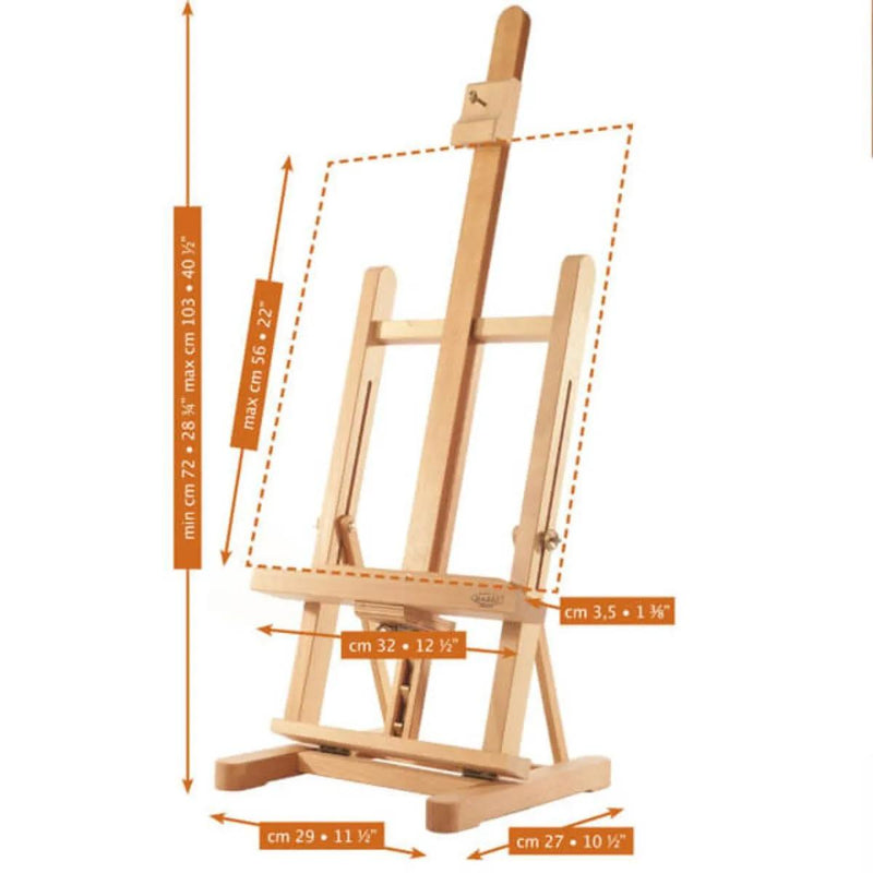 Mabef M17 Beech Wood Adjustable Table Easel