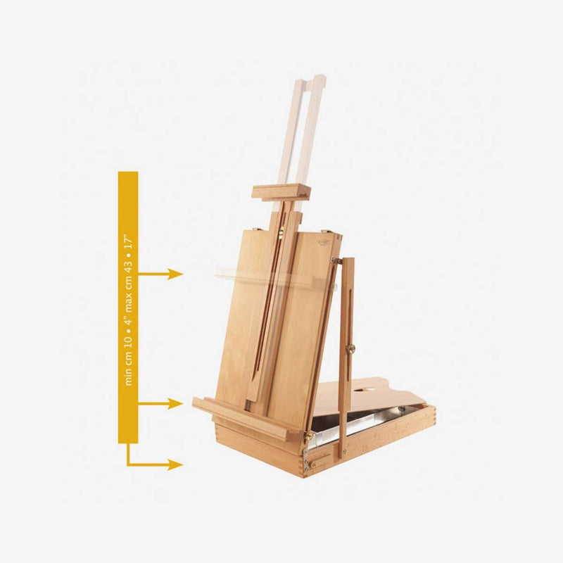 Mabef M24 Beech Wood Table Easel Sketch Box