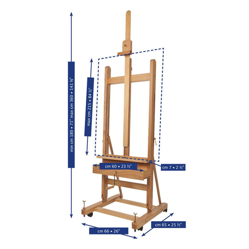 Mabef M05 Beech Wood Studio Easel