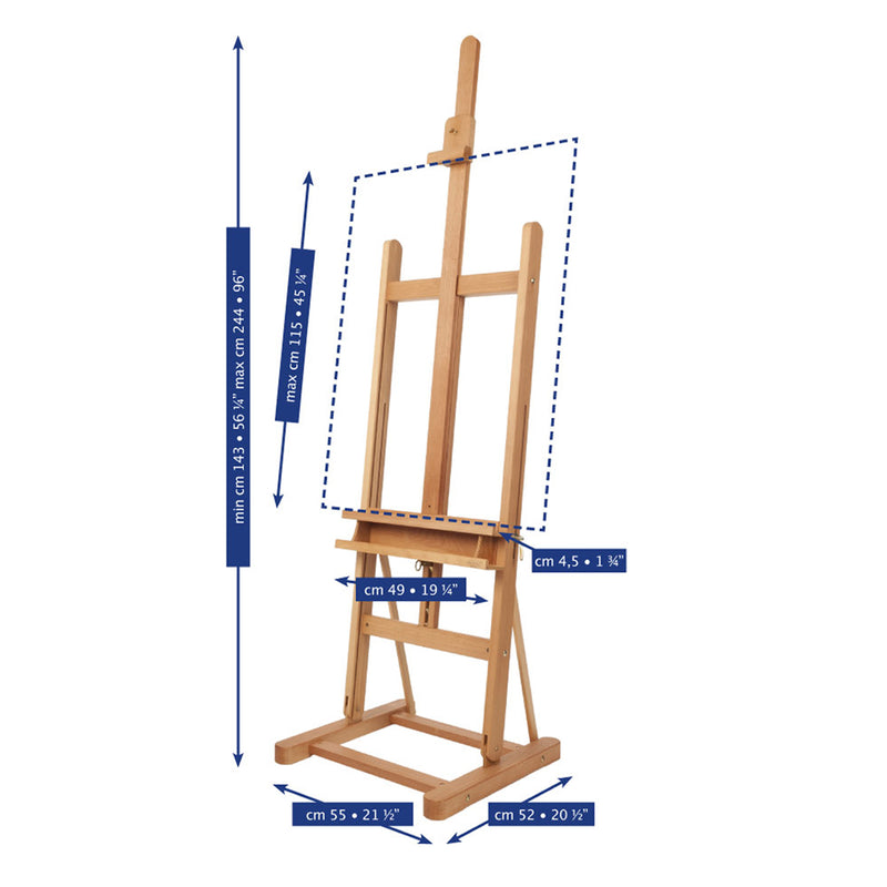 Mabef M09 Beech Wood Studio Easel