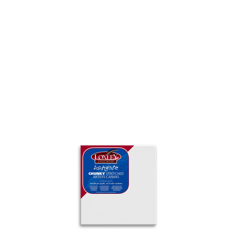 Front facing image of a Loxley Ashgate Chunky Canvas that measures 16 by 16 inches and comes in a box of 5.