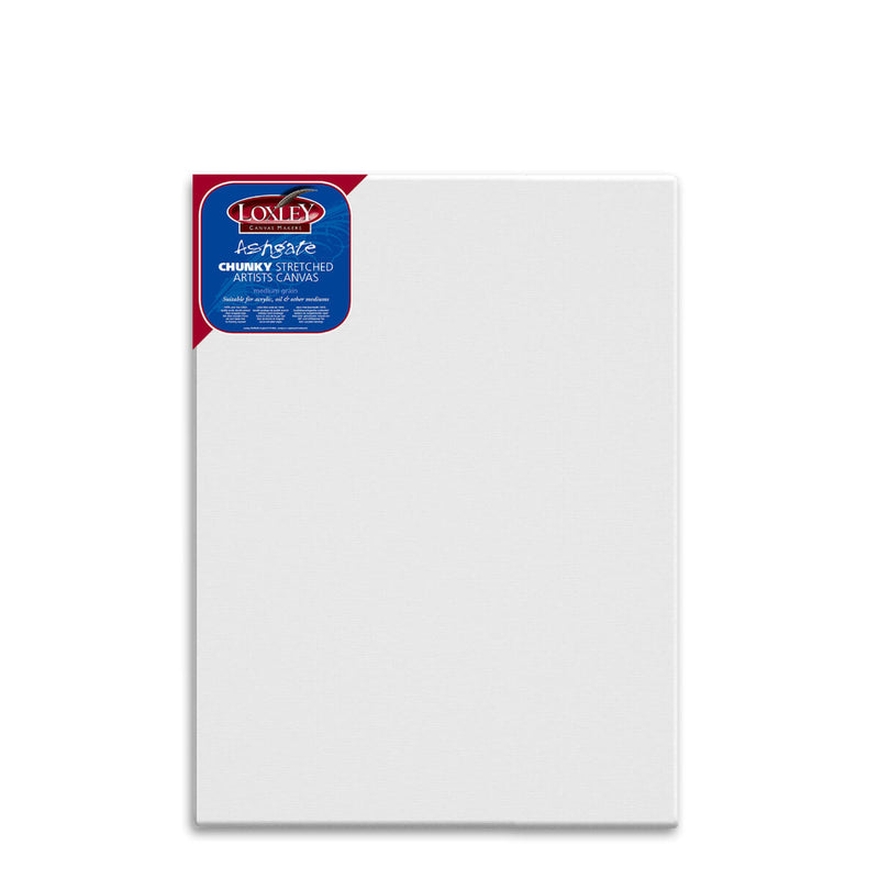 Front facing image of a Loxley Ashgate Chunky Canvas that measures 40 by 30 inches and comes in a box of 5.