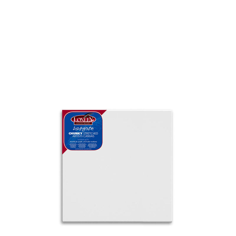 Front facing image of a Loxley Ashgate Chunky Canvas that measures 24 by 24 inches and comes in a box of 5.