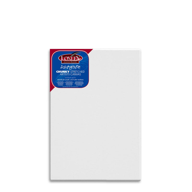 Front facing image of a Loxley Ashgate Chunky Canvas that measures 36 by 24 inches and comes in a box of 5.