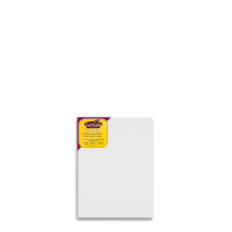 Front facing image of a Loxley Gold Standard Canvas that measures 24 by 18 inches and comes in a box of 5.