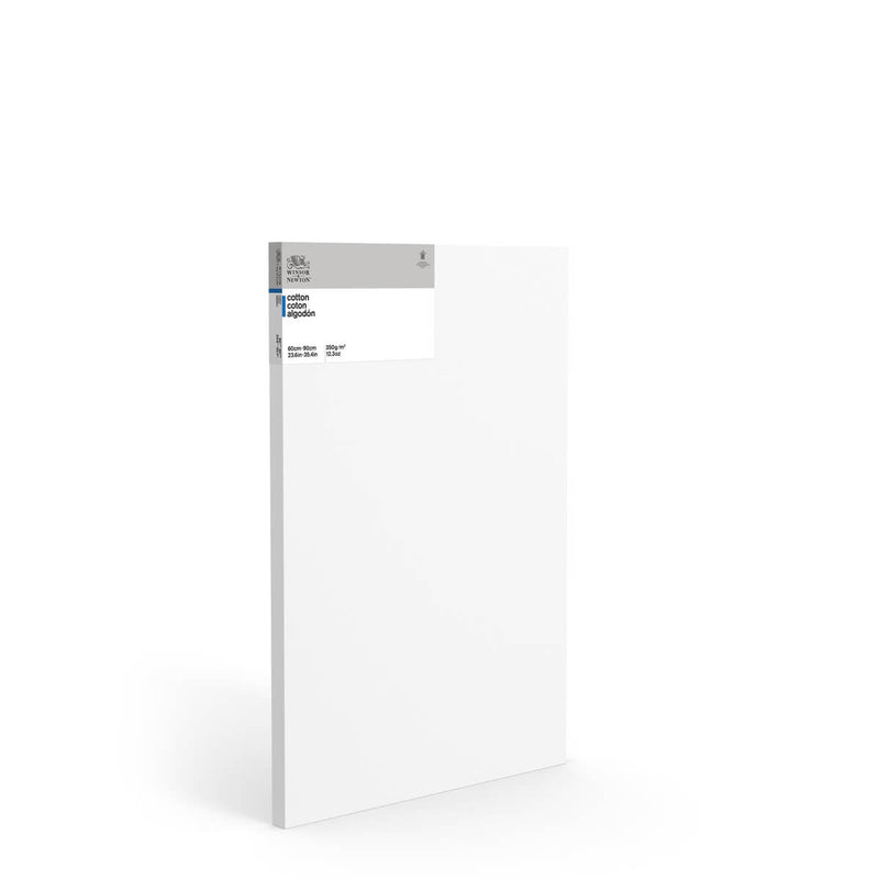 A front facing image of a Winsor & Newton Deep Edge Canvas that measures 60 by 90 centimetres and comes in a box of 3.