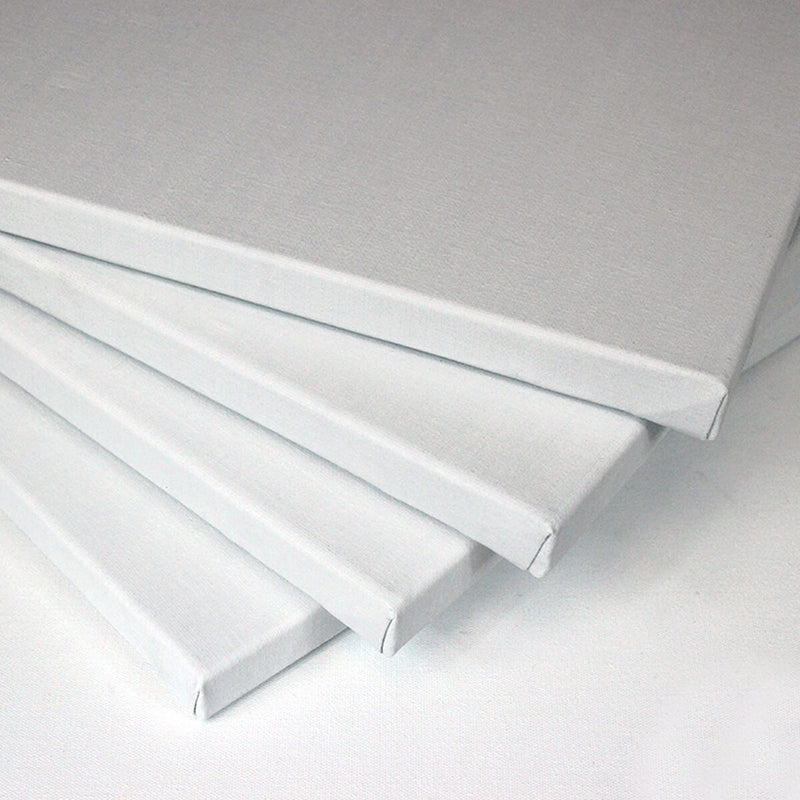 Global Art Supplies Linen Canvas 12inch x 10inch Box of 4