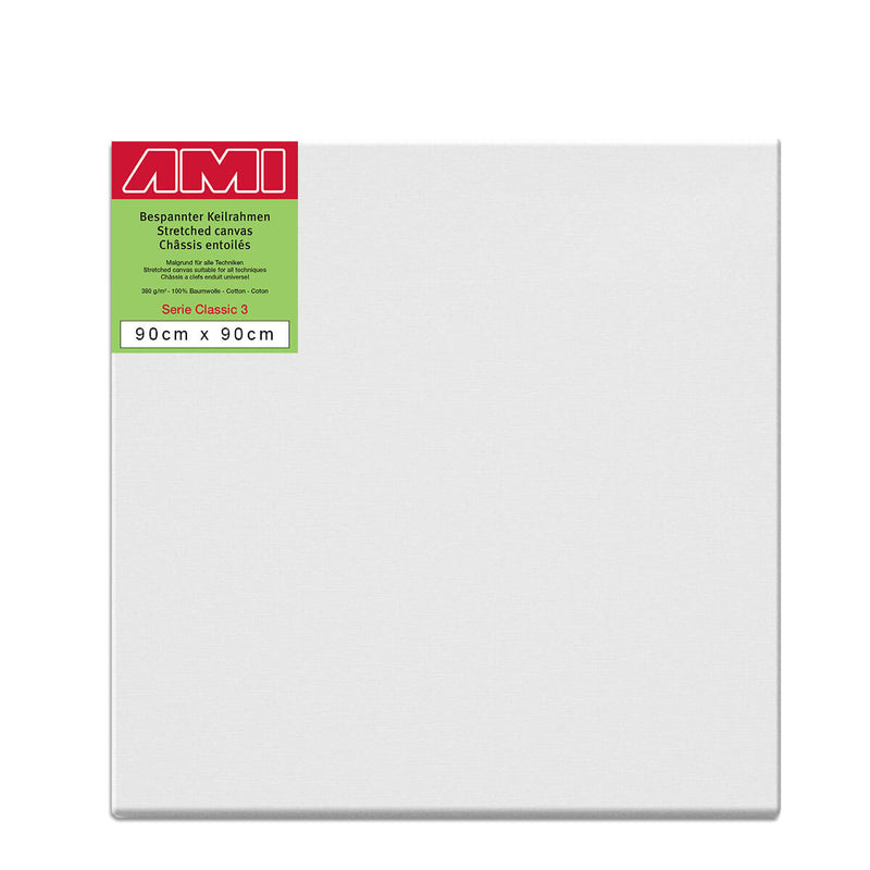 AMI Classic 3 Cotton Canvas Deep Edge 90cm x 90cm Box of 2